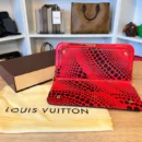Louis Vuitton Monogram Kusama Waves Insolite Wallet Red - Limited Edition