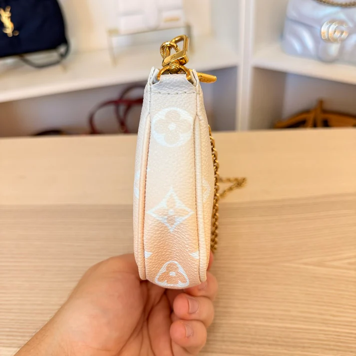 Louis Vuitton Monogram Giant By The Pool Multi Pochette Accessories Brume Small Pouch - Image 4